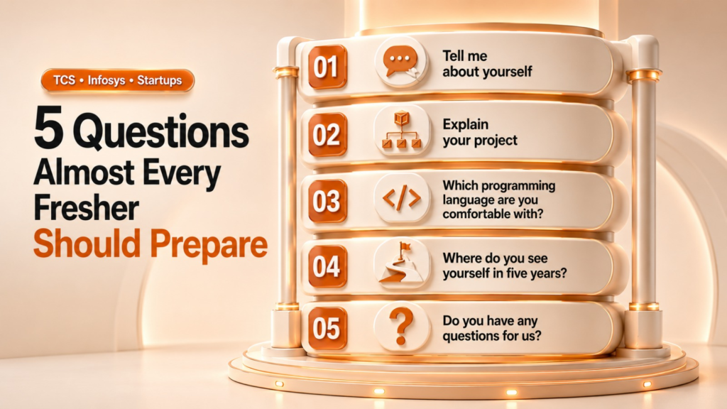 Five common IT interview questions freshers should prepare for